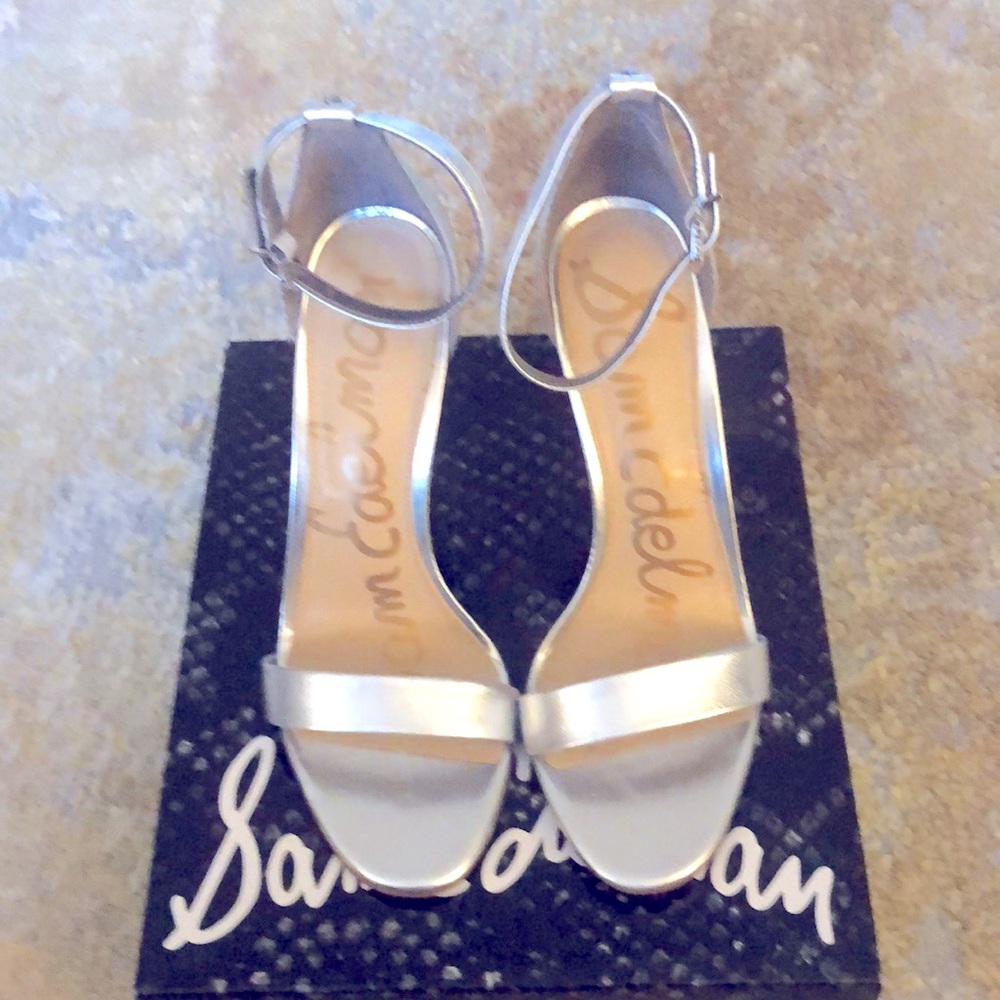 Silver dress heels